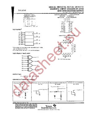 SN74LS136DE4 datasheet  